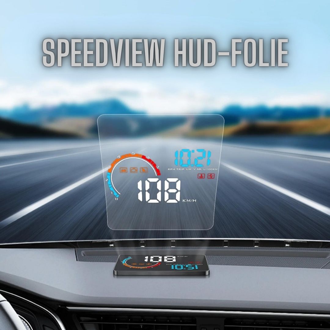 SpeedView HUD-Folie - Sicheres Fahren, klare Sicht